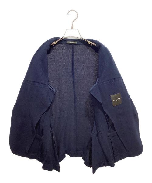 MACKINTOSH LONDON（マッキントッシュ ロンドン）MACKINTOSH LONDON (マッキントッシュ ロンドン) FLEX JERSEYピケジャケット ネイビー サイズ:Mの古着・服飾アイテム