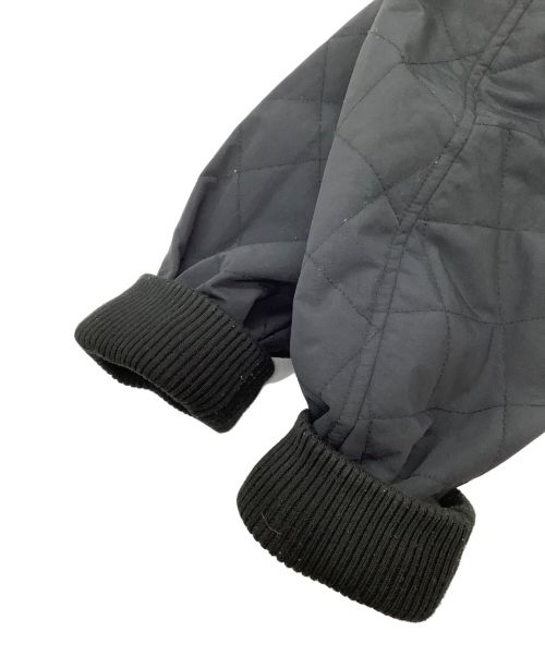 Dickies（ディッキーズ）Dickies (ディッキーズ) ツーレイヤーナイロンOXアップリケ付きラインリブリラックスフィット中綿スタジャン ブラック サイズ:Mの古着・服飾アイテム