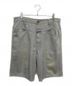 MARITHE+FRANCOIS GIRBAUDマリテフランソワジルボー）の古着「デニムハーフパンツ」｜グレー