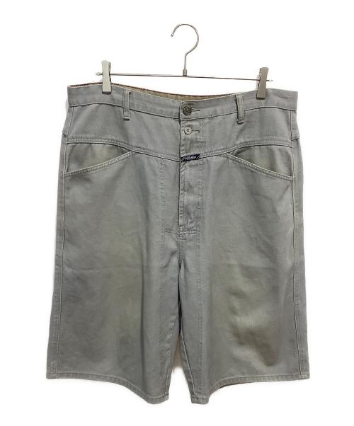 MARITHE+FRANCOIS GIRBAUD（マリテフランソワジルボー）MARITHE+FRANCOIS GIRBAUD (マリテフランソワジルボー) デニムハーフパンツ グレー サイズ:36の古着・服飾アイテム