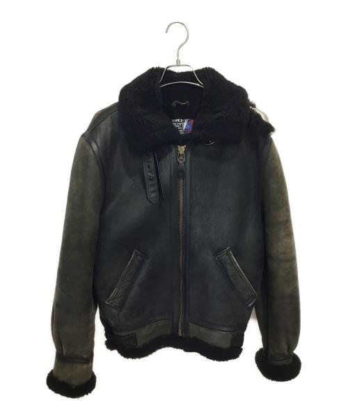 Schott（ショット）Schott (ショット) B-3 フライトジャケット ブラック サイズ:36の古着・服飾アイテム