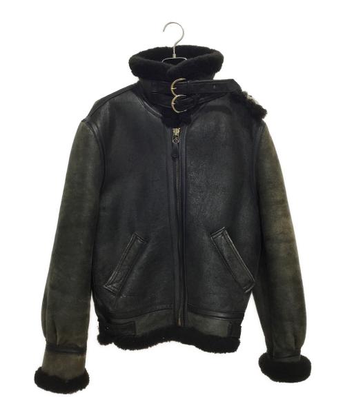 Schott（ショット）Schott (ショット) B-3 フライトジャケット ブラック サイズ:36の古着・服飾アイテム