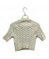 ALEXANDER WANG (アレキサンダー・ワン) 半袖 ケーブルニット ホワイト サイズ:XS：5000円