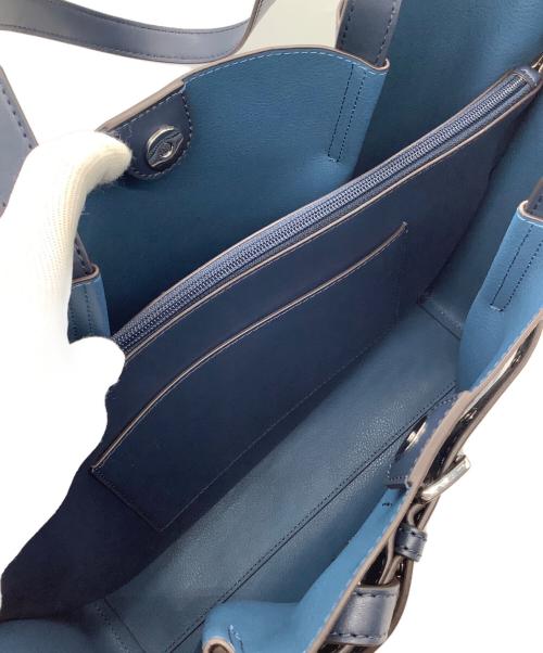 MICHAEL KORS（マイケル・コース）MICHAEL KORS (マイケルコース) トートバッグ ネイビーの古着・服飾アイテム