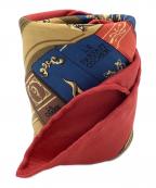 HERMESエルメス）の古着「カレ40 図書館 (cale40 Bibliotheque)」｜レッド×ブラウン