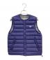 DANTON（ダントン）の古着「ダウンベスト」｜ネイビー
