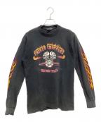 FRUIT OF THE LOOMフルーツオブザルーム）の古着「FRUIT OF THE LOOM ヴィンテージロングスリーブＴシャツ」｜グレー