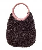 ANTEPRIMAアンテプリマ）の古着「2WAYチェーンワイヤーバッグ」｜ダークブラウン×ピンク