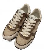 COACHコーチ）の古着「ローカットスニーカー」｜ベージュ