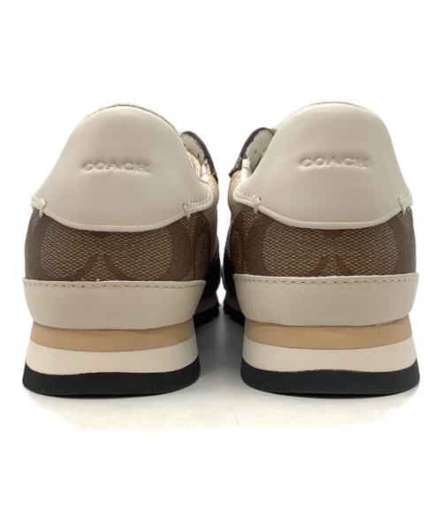 COACH（コーチ）COACH (コーチ) ローカットスニーカー ベージュ サイズ:22.5の古着・服飾アイテム