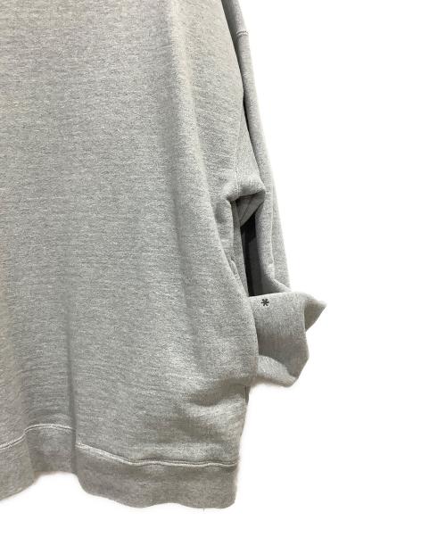 Snow peak（スノーピーク）snow peak (スノーピーク) Recycled Cotton Sweat Crew-Neck グレー サイズ:Mの古着・服飾アイテム