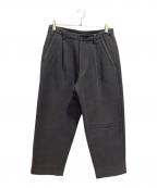 Graphpaperグラフペーパー）の古着「トラウザーパンツ」｜グレー