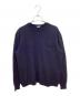 COMOLI（コモリ）の古着「ポケットクルーネックニット」｜ネイビー