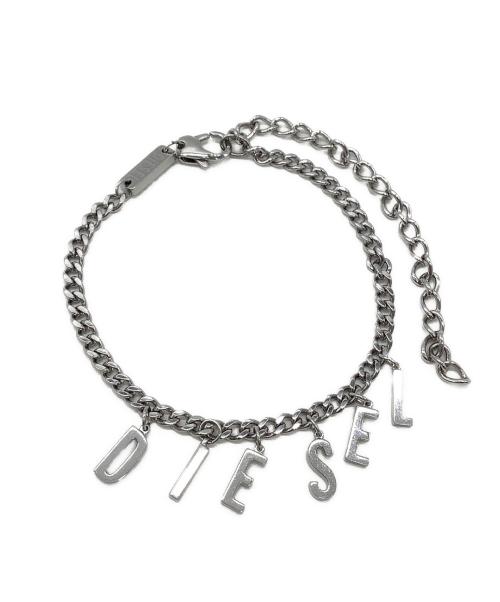 DIESEL（ディーゼル）DIESEL (ディーゼル) Stainless steel chain braceletの古着・服飾アイテム