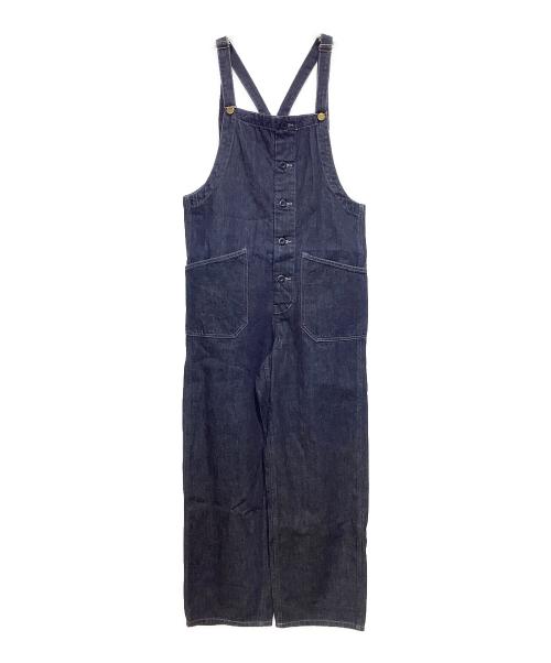 HARVESTY（ハーベスティー）HARVESTY (ハーベスティー) 10zデニムオーバーオール インディゴ サイズ:1の古着・服飾アイテム