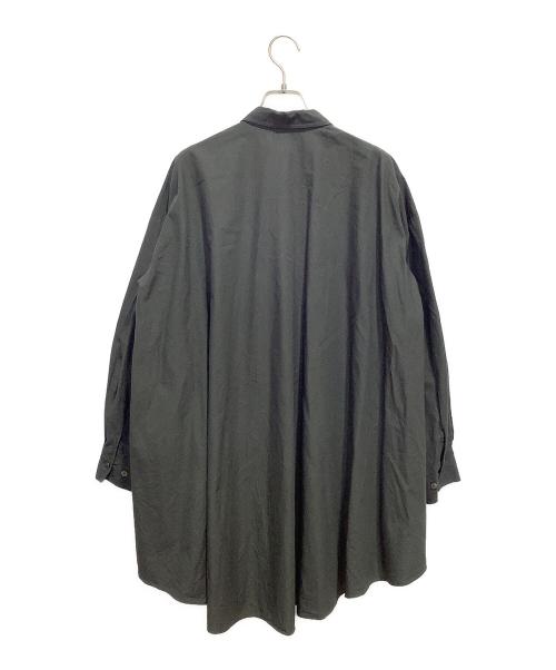 mizuiro-ind（ミズイロインド）mizuiro-ind (ミズイロインド) ワイドシルエットオーバーサイズシャツ グレー サイズ:Fの古着・服飾アイテム