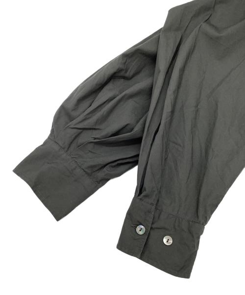 mizuiro-ind（ミズイロインド）mizuiro-ind (ミズイロインド) ワイドシルエットオーバーサイズシャツ グレー サイズ:Fの古着・服飾アイテム