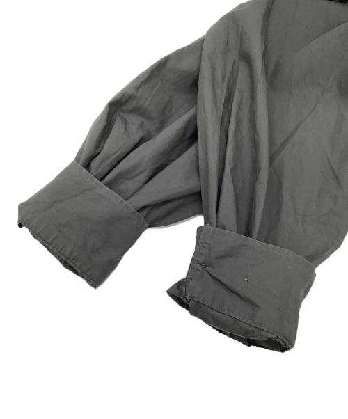 mizuiro-ind（ミズイロインド）mizuiro-ind (ミズイロインド) ワイドシルエットオーバーサイズシャツ グレー サイズ:Fの古着・服飾アイテム