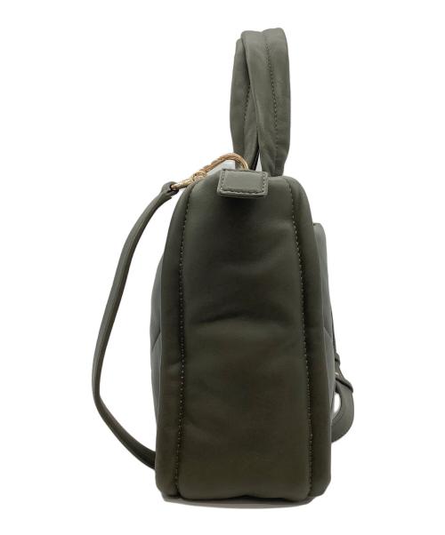 COLE HAAN（コールハーン）COLE HAAN (コールハーン) キルテッド トート バッグ グリーンの古着・服飾アイテム