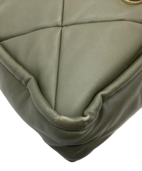 COLE HAAN（コールハーン）COLE HAAN (コールハーン) キルテッド トート バッグ グリーンの古着・服飾アイテム