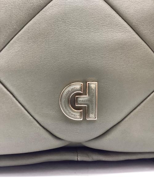 COLE HAAN（コールハーン）COLE HAAN (コールハーン) キルテッド トート バッグ グリーンの古着・服飾アイテム