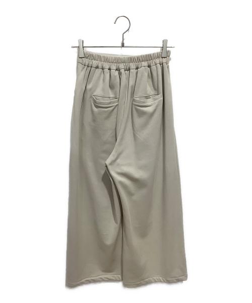 CYAN TOKYO（シアン トーキョー）CYAN TOKYO (シアン トーキョー) スクエアPK2タックジャージーワイド アイボリー サイズ:Fの古着・服飾アイテム