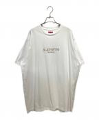 SUPREMEシュプリーム）の古着「Beaded Logo S/S Top」｜ホワイト
