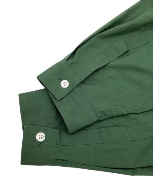 journal standard luxe（ジャーナルスタンダード ラックス）journal standard luxe (ジャーナルスタンダード リュクス) スタンドカラーシャツワンピース グリーン サイズ:-の古着・服飾アイテム