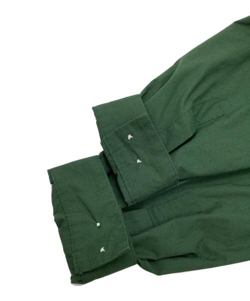 journal standard luxe（ジャーナルスタンダード ラックス）journal standard luxe (ジャーナルスタンダード リュクス) スタンドカラーシャツワンピース グリーン サイズ:-の古着・服飾アイテム