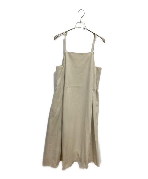 Pilgrim Surf+Supply（ピルグリム サーフサプライ）Pilgrim Surf+Supply (ピルグリム サーフサプライ) コットンフランネルキャミソールワンピース ベージュ サイズ:Mの古着・服飾アイテム