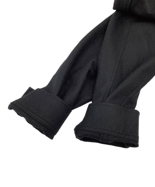 Enchainement（アンシェヌマン）Enchainement (アンシェヌマン) Wool Long CPO Shirt ブラック サイズ:Fの古着・服飾アイテム