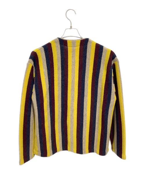 Pilgrim Surf+Supply（ピルグリム サーフサプライ）Pilgrim Surf+Supply (ピルグリム サーフサプライ) Kanoa Knit Cardigan イエロー×ベージュ サイズ:XSの古着・服飾アイテム