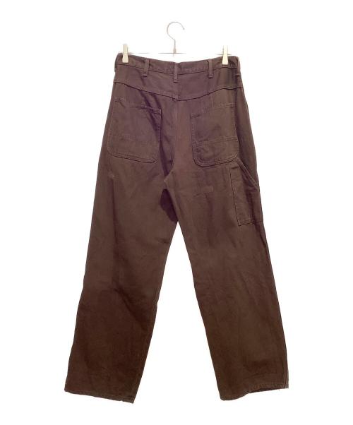 BEAMS BOY（ビームスボーイ）BEAMS BOY (ビームスボーイ) big mac (ビッグマック) 別注リペア ペインター パンツ ブラウン サイズ:Mの古着・服飾アイテム