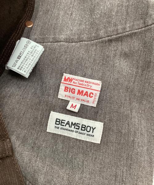 BEAMS BOY（ビームスボーイ）BEAMS BOY (ビームスボーイ) big mac (ビッグマック) 別注リペア ペインター パンツ ブラウン サイズ:Mの古着・服飾アイテム