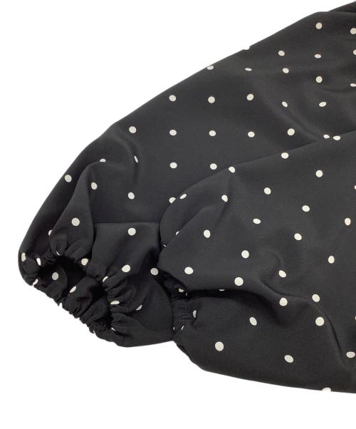 journal standard luxe（ジャーナルスタンダード ラックス）journal standard luxe (ジャーナルスタンダード リュクス) ドットティアードワンピース ブラック×ホワイト サイズ:-の古着・服飾アイテム