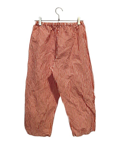 apuntob（アプントビー）apuntob (アプントビー) STRIPE EASY PT レッド×ホワイト サイズ:2の古着・服飾アイテム