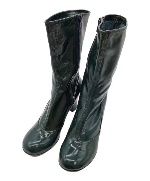 MARC JACOBS（マークジェイコブズ）MARC JACOBS (マーク ジェイコブス) ブーツ グリーン サイズ:371/2の古着・服飾アイテム