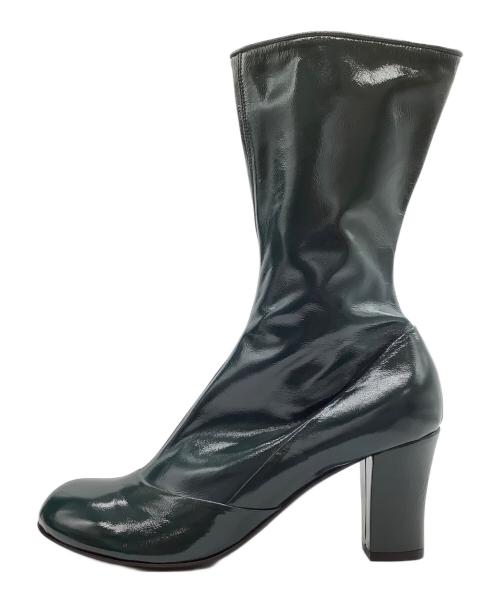 MARC JACOBS（マークジェイコブズ）MARC JACOBS (マーク ジェイコブス) ブーツ グリーン サイズ:371/2の古着・服飾アイテム