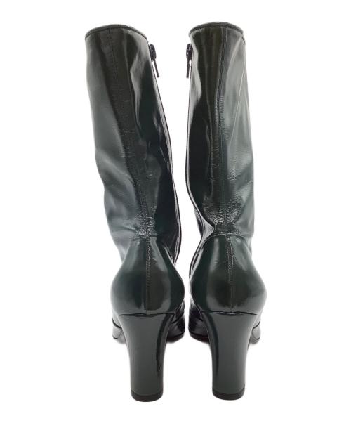 MARC JACOBS（マークジェイコブズ）MARC JACOBS (マーク ジェイコブス) ブーツ グリーン サイズ:371/2の古着・服飾アイテム