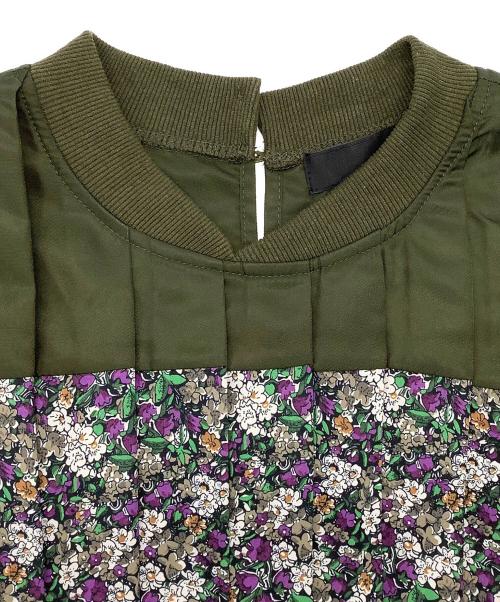 MICALLE MICALLE（ミカーレミカーレ）MICALLE MICALLE (ミカーレミカーレ) 切替ワンピース オリーブ サイズ:-の古着・服飾アイテム