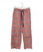 LE GLAZIKル グラジック）の古着「アフリカンバティックプリント」｜ホワイト×オレンジ