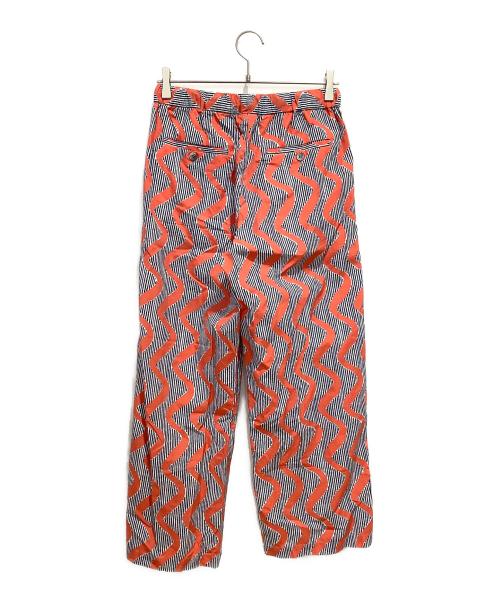 LE GLAZIK（ル グラジック）LE GLAZIK (ル グラジック) アフリカンバティックプリント ホワイト×オレンジ サイズ:36の古着・服飾アイテム