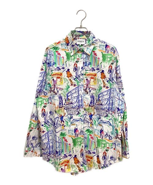 FRNCH（フレンチ）FRNCH (フレンチ) CARLA FRNCH AREA SHIRT ホワイト サイズ:Sの古着・服飾アイテム
