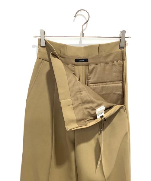 allureville（アルアバイル）allureville (アルアバイル) サイドボタンワイドパンツ ベージュ サイズ:1の古着・服飾アイテム
