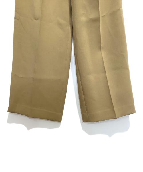 allureville（アルアバイル）allureville (アルアバイル) サイドボタンワイドパンツ ベージュ サイズ:1の古着・服飾アイテム