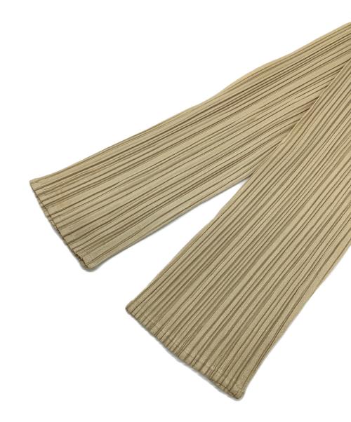 PLEATS PLEASE（プリーツプリーズ）PLEATS PLEASE (プリーツプリーズ) カーディガン ベージュ サイズ:3の古着・服飾アイテム