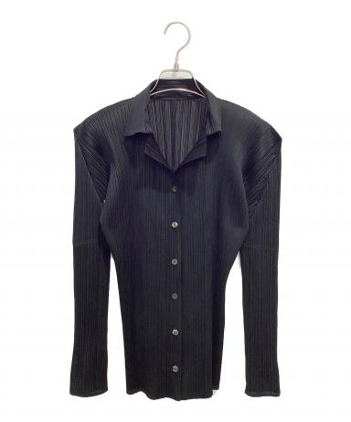 プリーツ プリーズ ／PLEATS PLEASE 長袖シャツ 中古・古着通販】PLEATS PLEASE (プリーツプリーズ) プリーツ長袖
