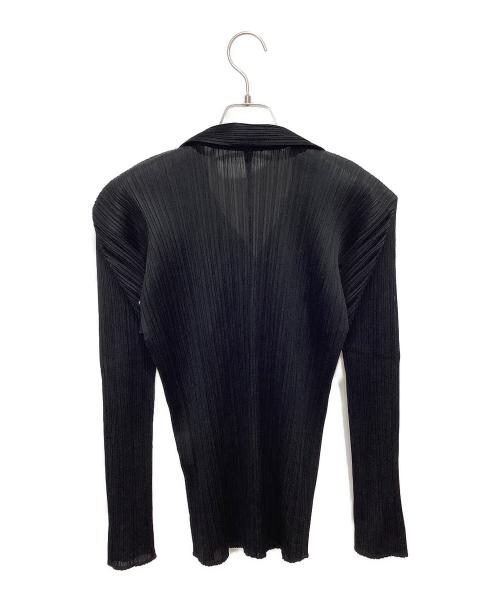 PLEATS PLEASE（プリーツプリーズ）PLEATS PLEASE (プリーツプリーズ) プリーツ長袖シャツ ブラック サイズ:3の古着・服飾アイテム