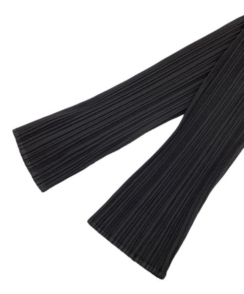 PLEATS PLEASE（プリーツプリーズ）PLEATS PLEASE (プリーツプリーズ) プリーツ長袖シャツ ブラック サイズ:3の古着・服飾アイテム