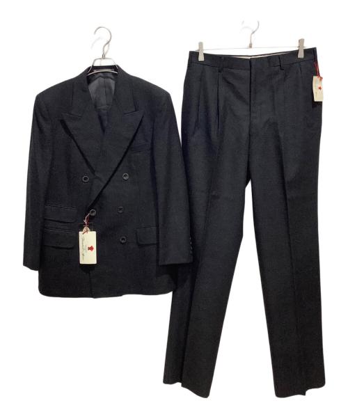 Turnbull&Asser（ターンブルアンドアッサー）Turnbull&Asser (ターンブルアンドアッサー) ダブルブレスト ウール スーツ 2P チャコールグレー サイズ:AB-4の古着・服飾アイテム